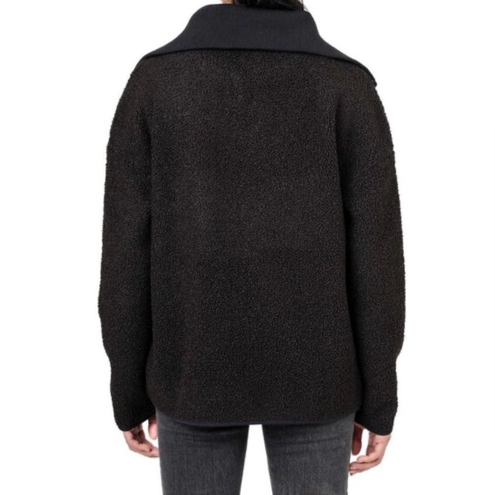 Elle Women's Black Zip-Up Jacket/ size Medium - Picture 7 of 11